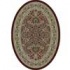 Milliken Akhisar 5 X 8 Oval Cranberry Antique Area Rugs