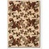 Couristan Lotus Garden 8 X 11 Floral Exotic Ivory Area Rugs