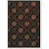 Couristan Metro Collection 5 X 8 Tessera Ebony Area Rugs