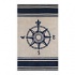 Nejad Rugs Classic Compass 8 X 11 Ivory/navy Area Rugs