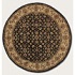 Couristan Shiraz 8 X 3 Round Injilas Ebony Area Rugs