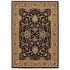 Couristan Izmir 2 X 4 Floral Bijar Ebony Area Rugs