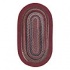 Capel Rugs Cape Henry 5x8 Oval Wine Area Rugs