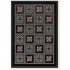 Couristan Ever Home 4 X 5 Royal Panel Chocolate Ebony Area Rugs