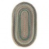 Capel Rugs Bear Creek 7x9 Oval Misty Blue Area Rugs