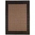 Couristan Recife 6 X 9 Checkered Field Cocoa Black Area Rugs