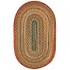 Capel Rugs Americana 9x13 Oval Light Gold Area Rugs