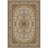 Central Oriental Isphahan 7 X 3 Round Isphanan Ivory Area Rugs