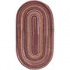 Capel Rugs Autumn Valley 11x14 Oval Red Berry Area Rugs