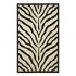 Nejad Rugs African Safari 4 X 6 Zebra Ivory/black Area Rugs