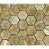 Diamond Tech Glass Marble Series Hexagon Polished Mosaic Honey O