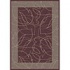 Carpet Art Deco Soft 5 X 8 Leaf/purper Area Rugs