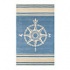 Nejad Rugs Classic Compass 5 X 8 Light Blue Area Rugs