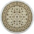 Nejad Rugs Silk & Wool 6 Round Tabriz Ivory/beige Area Rugs