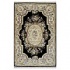 Nejad Rugs French Elegance 4 X 6 Aubuson Black/ivory Area Rugs