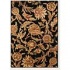 Couristan Givenry 10 X 13 Wild Orchids Black Area Rugs