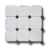 Original Style Venetian Octagon Mosaic White Tile & Stone