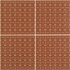 Crossville Building Blox (urban Fabric) 12 X 12 Terra Cotta Tile