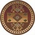 Milliken Ahvas 8 Round Toffee Area Rugs