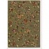Couristan Lotus Garden 10 X 14 Budding Lily Sage Area Rugs