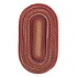 Capel Rugs In The Valley 7x9 Oval Rouge Area Rugs