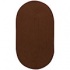 Capel Rugs Woodrun 3x5 Oval Chocolate Area Rugs