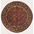 Couristan Shiraz 6 Round All Over Floral Persian Red Area Rugs