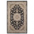 Nejad Rugs Silk & Wool 2 X 3 Tabriz Black/ivory Area Rugs