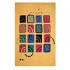 Nejad Rugs The Bright Collection 4 X 6 Swirling Blocks Yellow/mu