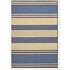 Couristan Five Seasons 4 X 5 South Padre Cream Blue Area Rugs
