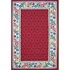 Nejad Rugs Bucks County - Damask 4 X 6 Burgundy/ivory Area Rugs
