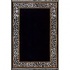 Nejad Rugs African Safari 5 X 8 Animal Skin Border Black/off Whi