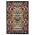 American Cottage Rugs Kaleidoscope 5 X 8 Kaleidoscope Black Area