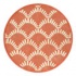 Nejad Rugs Shells Nouveau 6 Round Coral Area Rugs