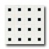 American Olean Chlo Pinwheel Mosaic Gloss Black Tile & Stone
