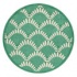 Nejad Rugs Shells Nouveau 6 Round Teal Area Rugs