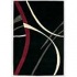 Couristan Soho 6 X 8 Stigments Black Area Rugs