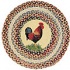 Capel Rugs Somewhere In Time 3x3 Round Ella Rooster Area Rugs