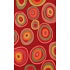Foreign Accents Festival Dots 3 X 8 Runner Red Area Rugs