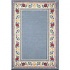Nejad Rugs Bucks County - Border Rug 3 X 6 Runner Light Blue/ivo