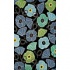 Foreign Accents Festival Dots 3 X 8 Runner Black Area Rugs