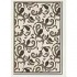 Couristan Recife 9 X 13 Paisley Scroll White Black