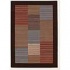 Couristan Everest 5 X 8 Hamptons Multi Stripe Chocolate Area Rug