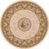Milliken Montfleur 8 Round Ecru Area Rugs