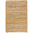 Capel Rugs Grand-le-fleur 4x6 Oval Marigold Area Rugs