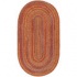 Capel Rugs Medley 3x5 Oval Persimmon Area Rugs