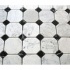 Diamond Tech Glass Marble Series Octagon Mosaic White Statuary/b