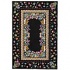 American Cottage Rugs Floral Garden 6 X 9 Floral Garden Black Ar