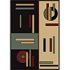 Carpet Art Deco Soul 4 X 5 Shaguy/black Area Rugs