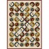 Carpet Art Deco Vision Ii 5 X 8 Turntable/pur Area Rugs